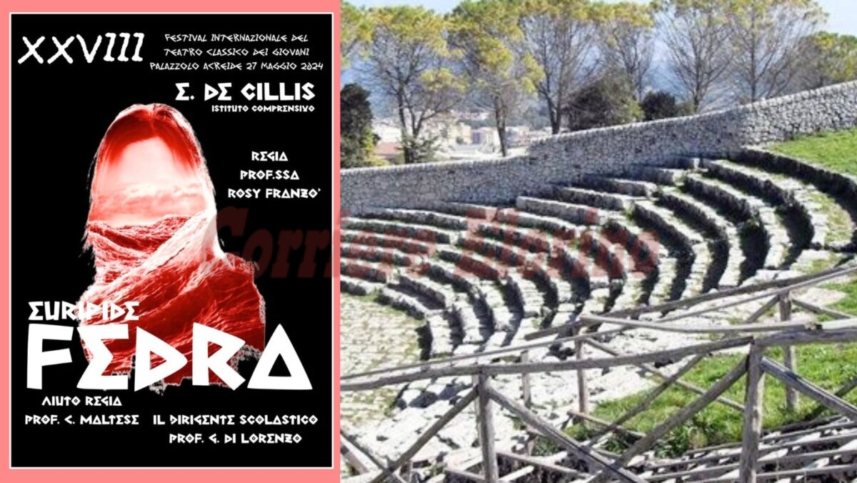 La De Cillis pronta per andare in scena con “Fedra” di Euripide al teatro greco di Palazzolo