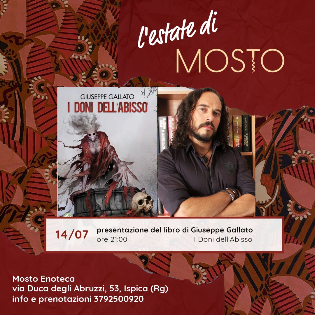 La Sicilia rivive bel nuovo libro di Giuseppe Gallato, presentazione all’enoteca “Mosto” di Ispica