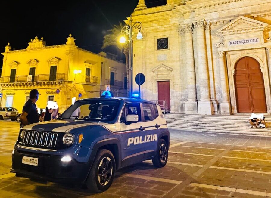 Polizia di Stato, servizi straordinari di prevenzione e controllo anche a Rosolini da parte del Commissario di Pachino