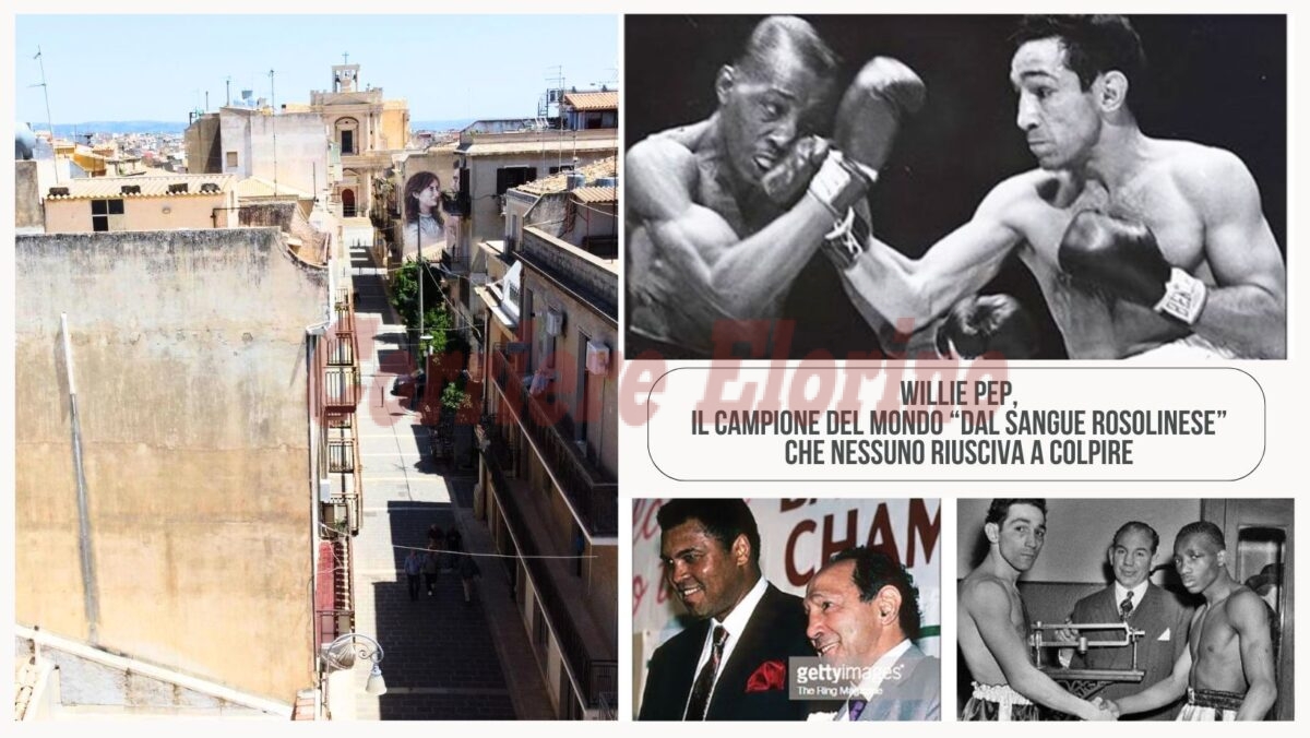 Street Art 2024 omaggia Willie Pep con un murale, chi era il campione del mondo dal “sangue rosolinese”