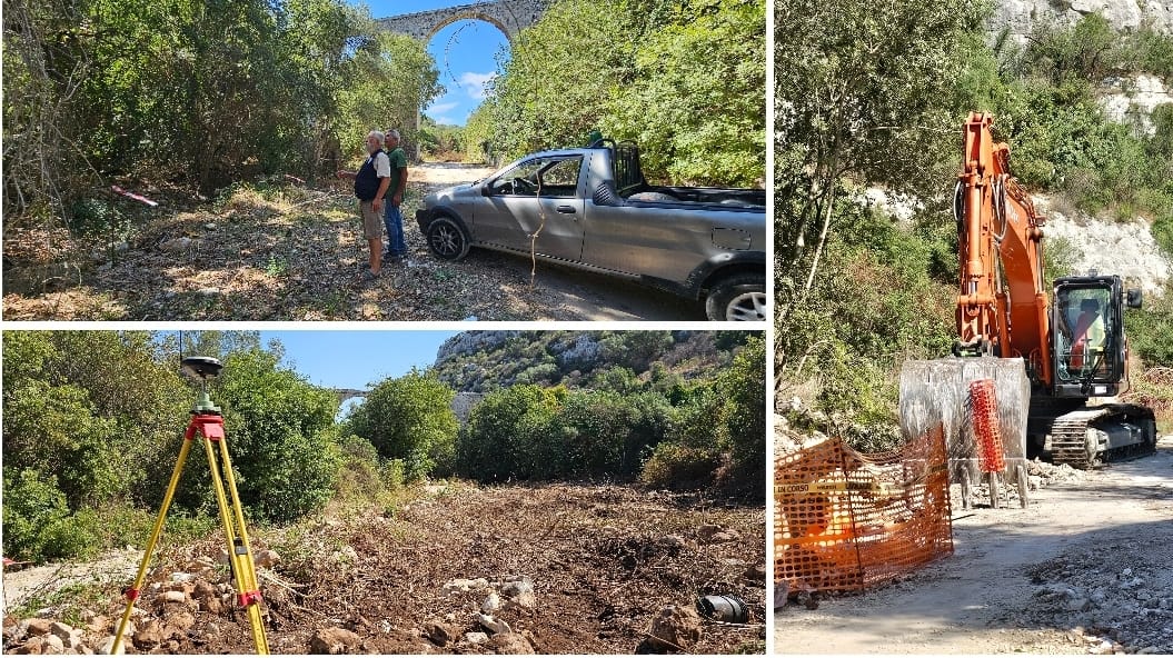 Iniziati i lavori all’Eremo di Croce Santa, stamattina sopralluogo della Macrostigma per salvaguardare gli alberi secolari